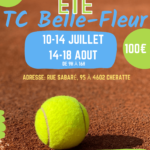 Stage d&rsquo;été au TC Belle-Fleur.