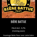TC Belle-Fleur vous présente sa « Bière Battue ».